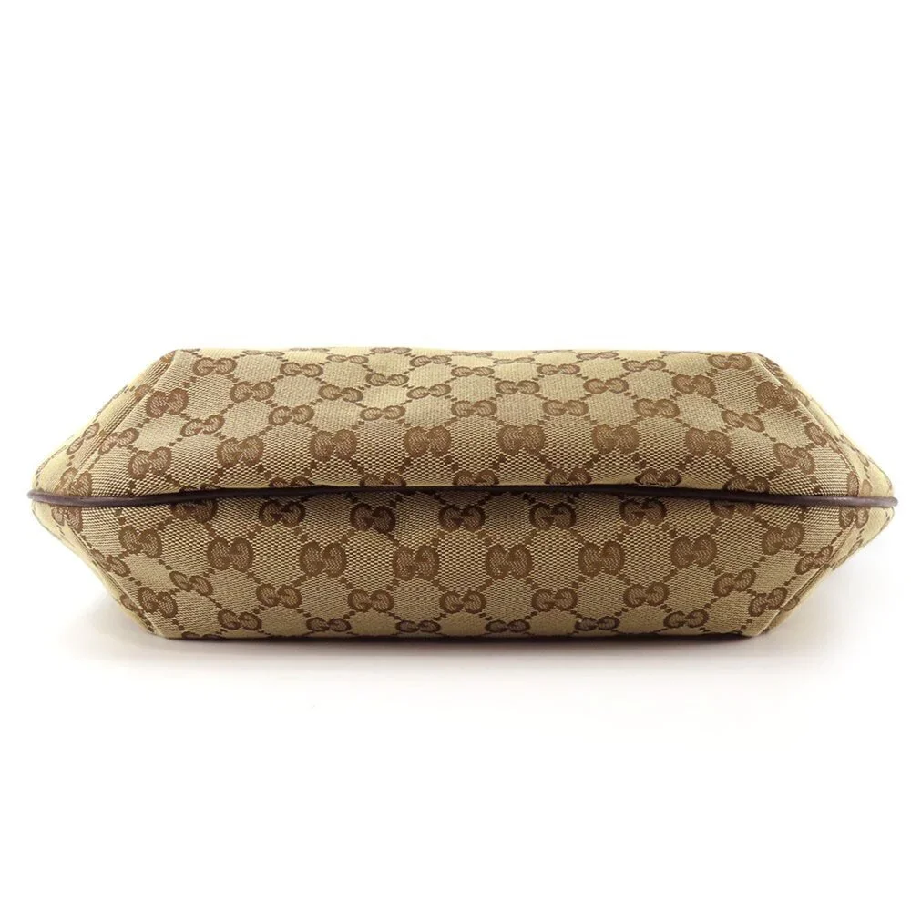 GUCCI Brown Leather Shoulder Bag - Picture 4 of 11